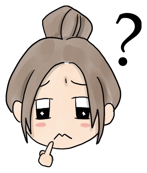疑問を感じているサロンオーナーのキャラクター