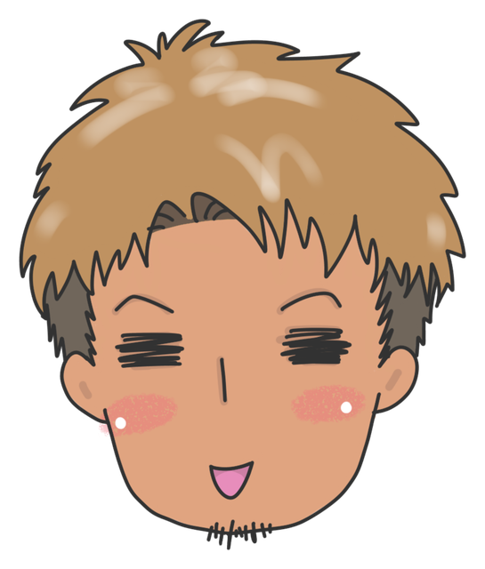 解説する田村のキャラクター